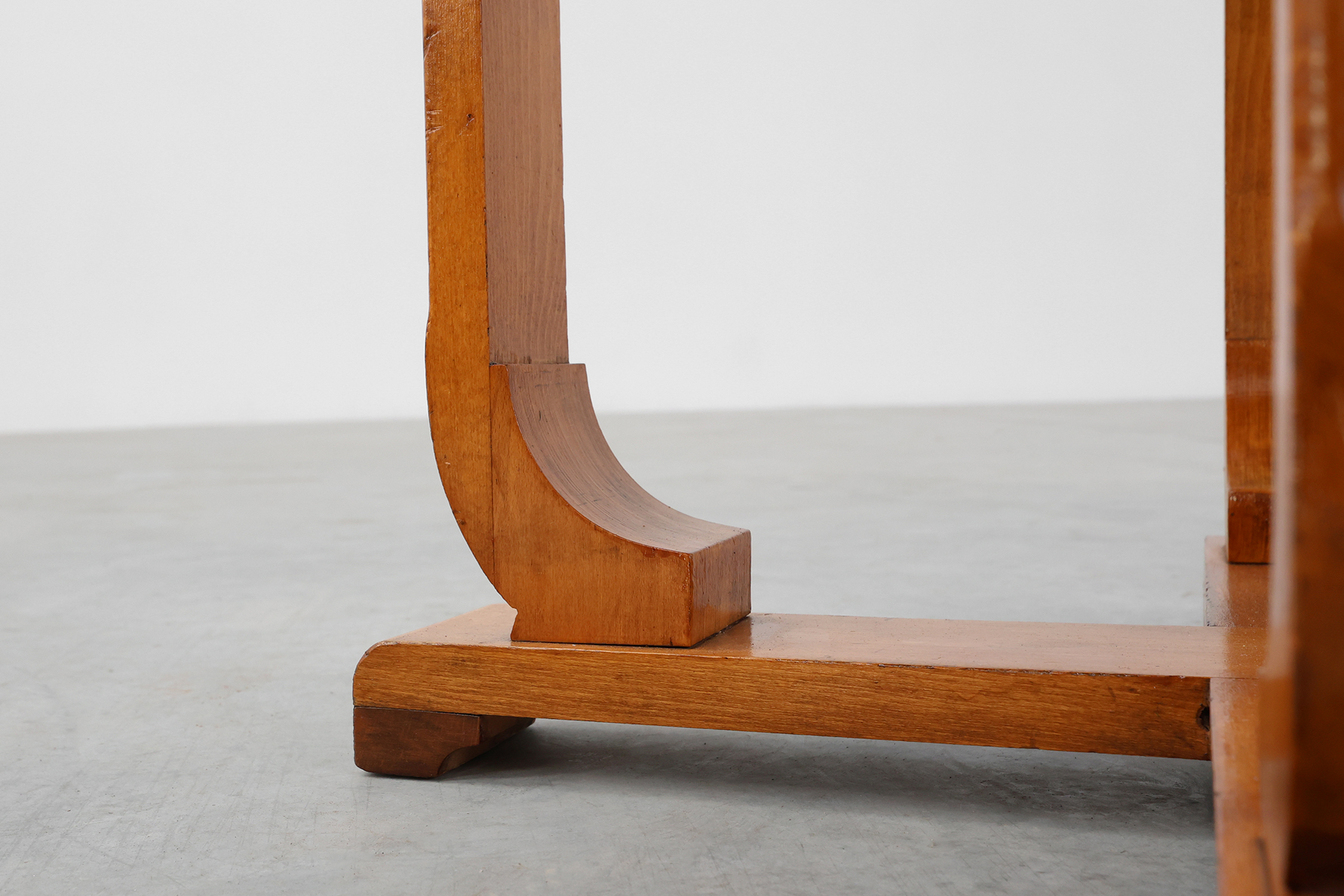 Belgian Art Deco side table with geometric top, ca. 1920thumbnail